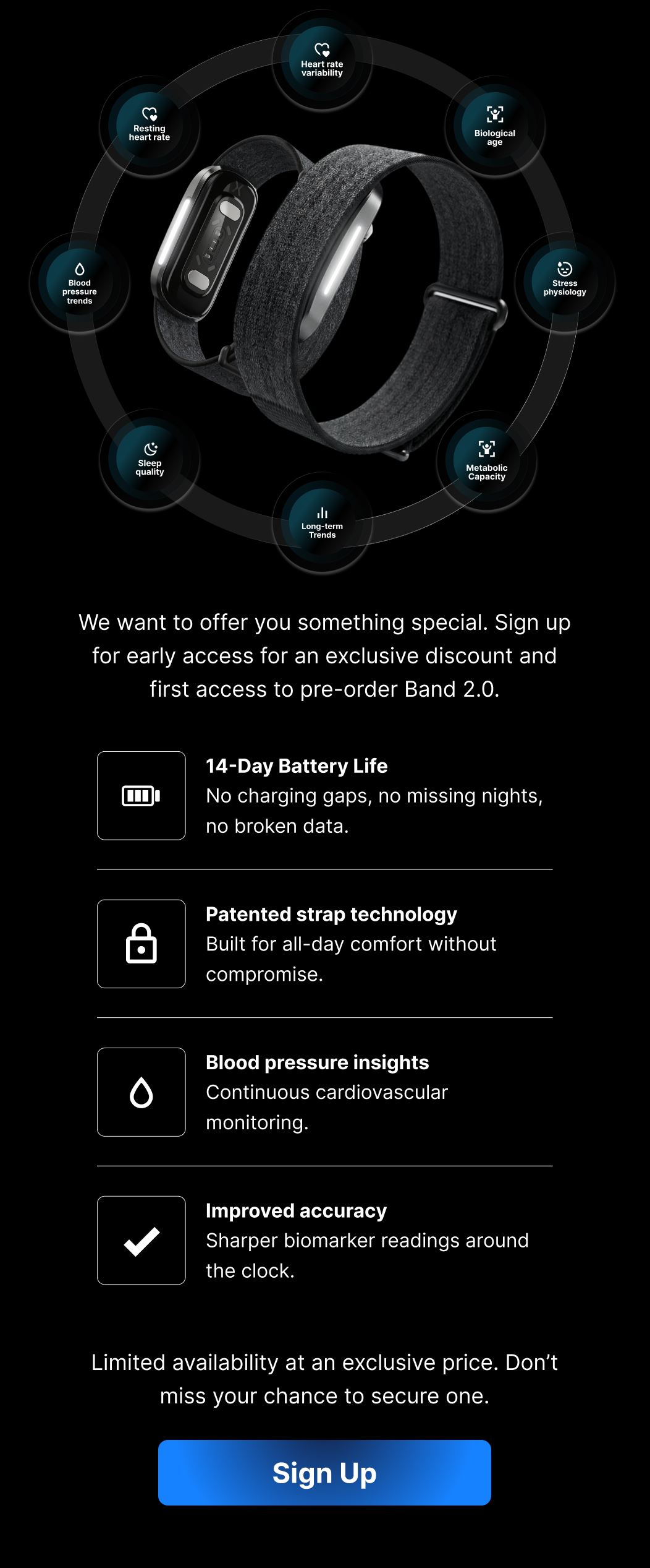 The next generation of Hume Band, rebuilt from real user feedback.