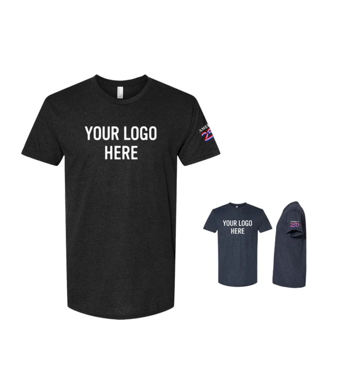 America250™ USA Made Triblend Crew T Shirt - Shop Now
