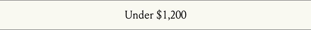 Under $1200