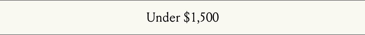 Under $1500
