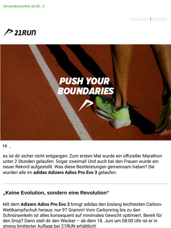 Der Schuh, der die magische Grenze geknackt hat 👀