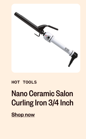 HOT TOOLS NANO CERAMIC SALON CURLNG IRON 3/4 INCH - SHOP NOW