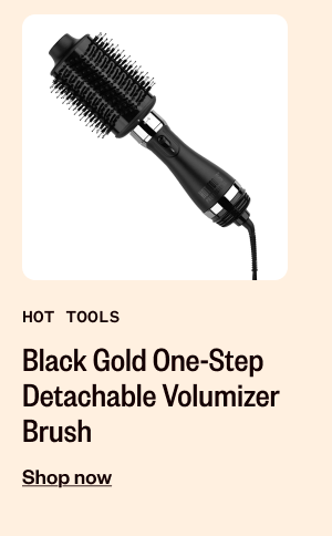 HOT TOOLS BLACK GOLD 0NE-STEP DETACHABLE VOLUMIZER BRUSH - SHOP NOW