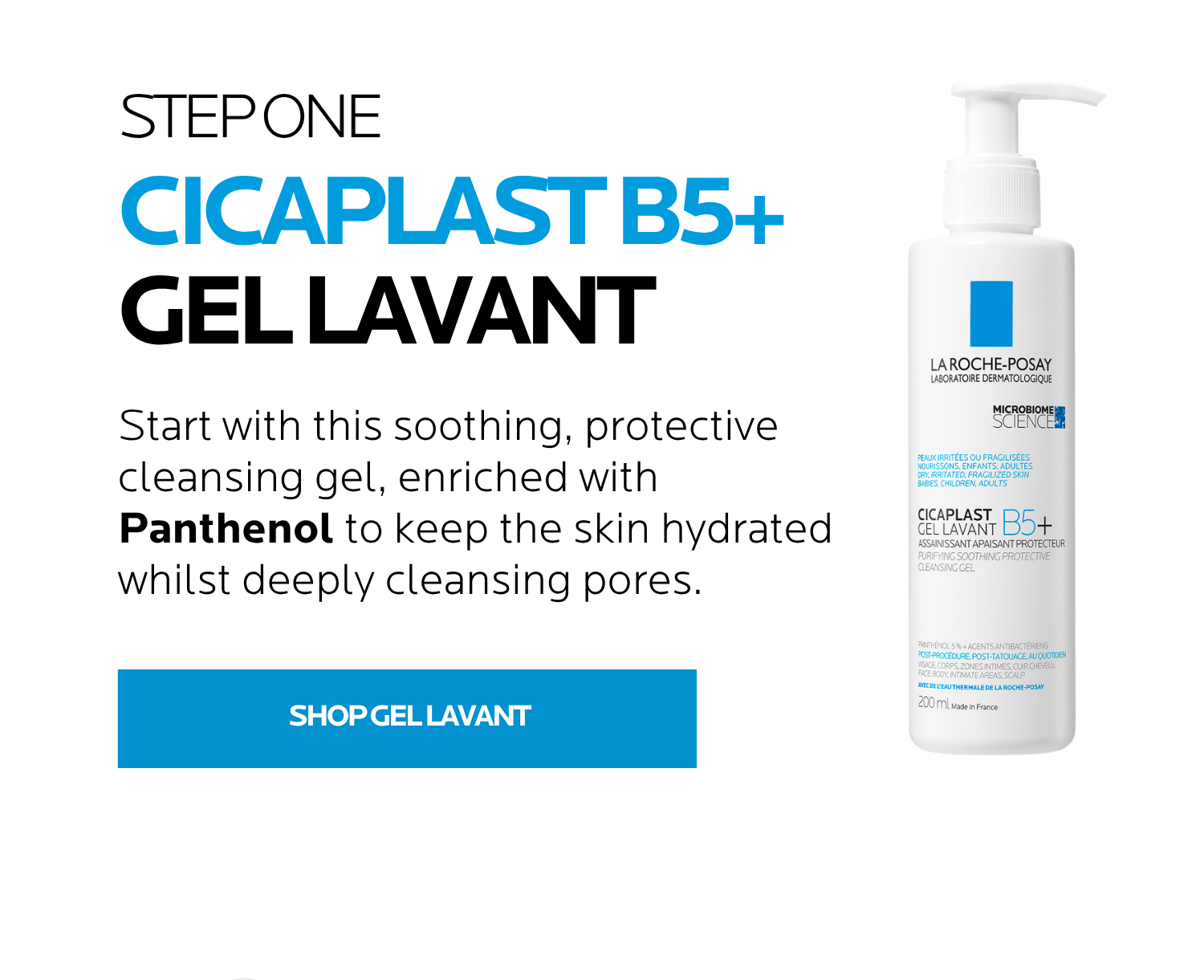 Cicaplast B5+ Gel Lavant Wash