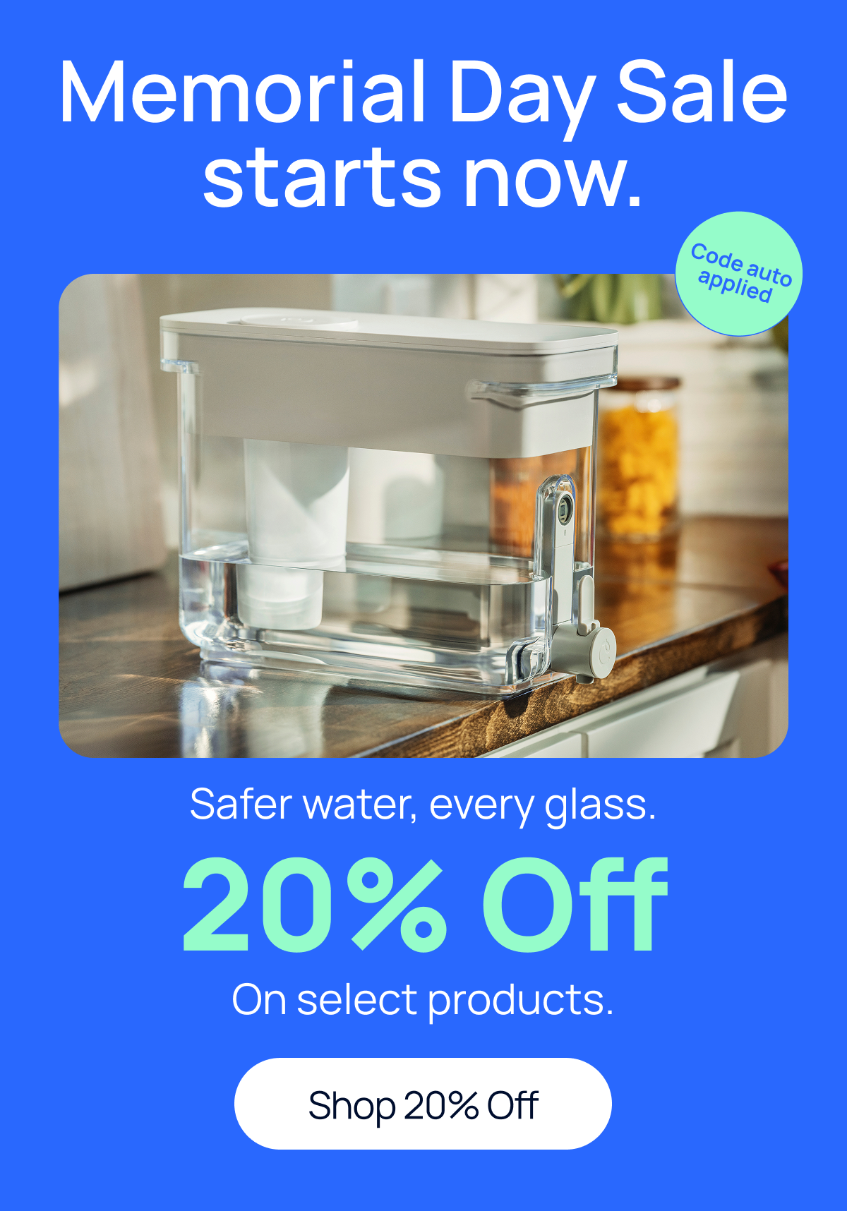 Memorial Day Sale starts now.