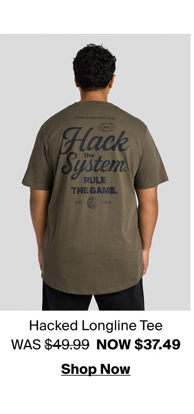 Hacked Longline Tee
