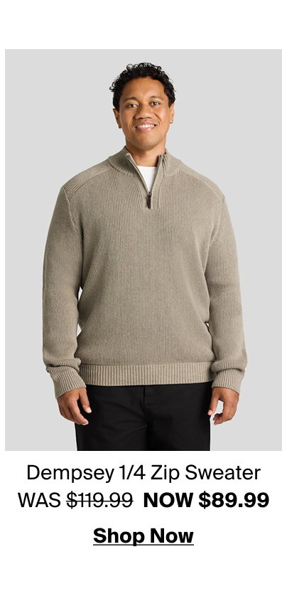 Dempsey 1/4 Zip Sweater