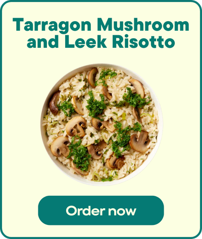  Tarragon Mushroom & Leek Risotto