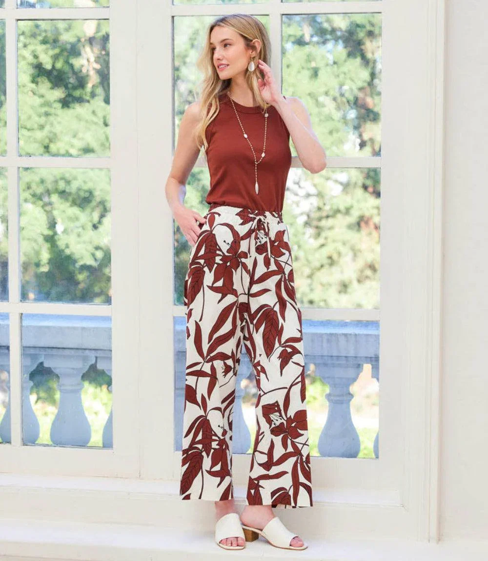 Image of Drawstring Ankle Pants