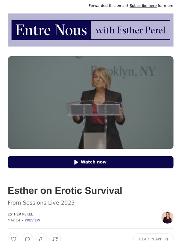 Esther on Erotic Survival