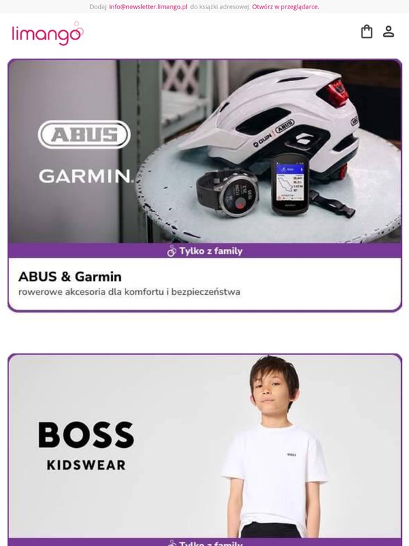 BOSS Kidswear | LEGO | GARMIN & ABUS >>> Ty wybierasz!