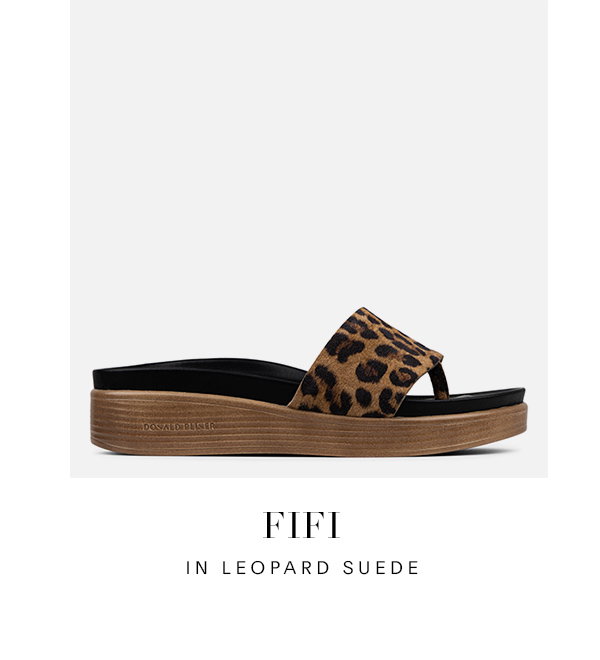 FIFI IN LEOPARD SUEDE