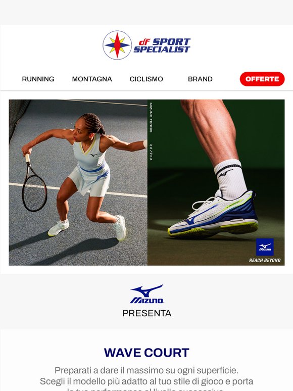Scopri Mizuno tennis 🎾