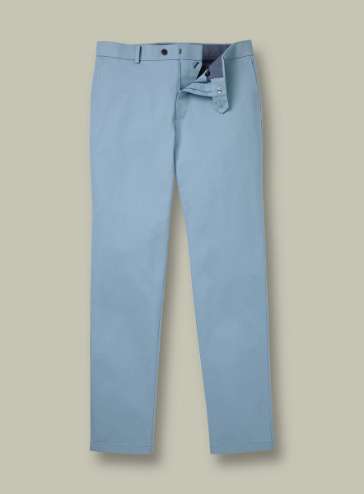 Ultimate Non-Iron Chinos – Light Blue