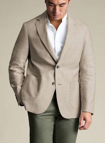 Linen Cotton Jacket – Stone
