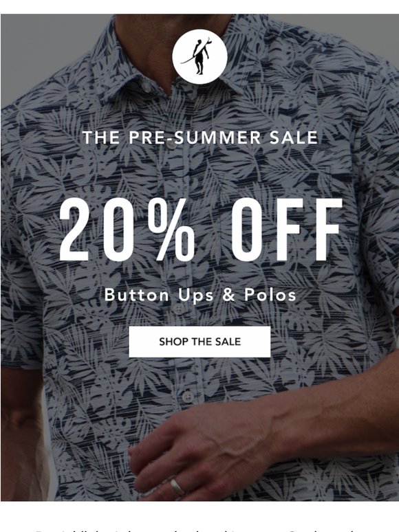 STARTS NOW: The Pre-Summer Sale