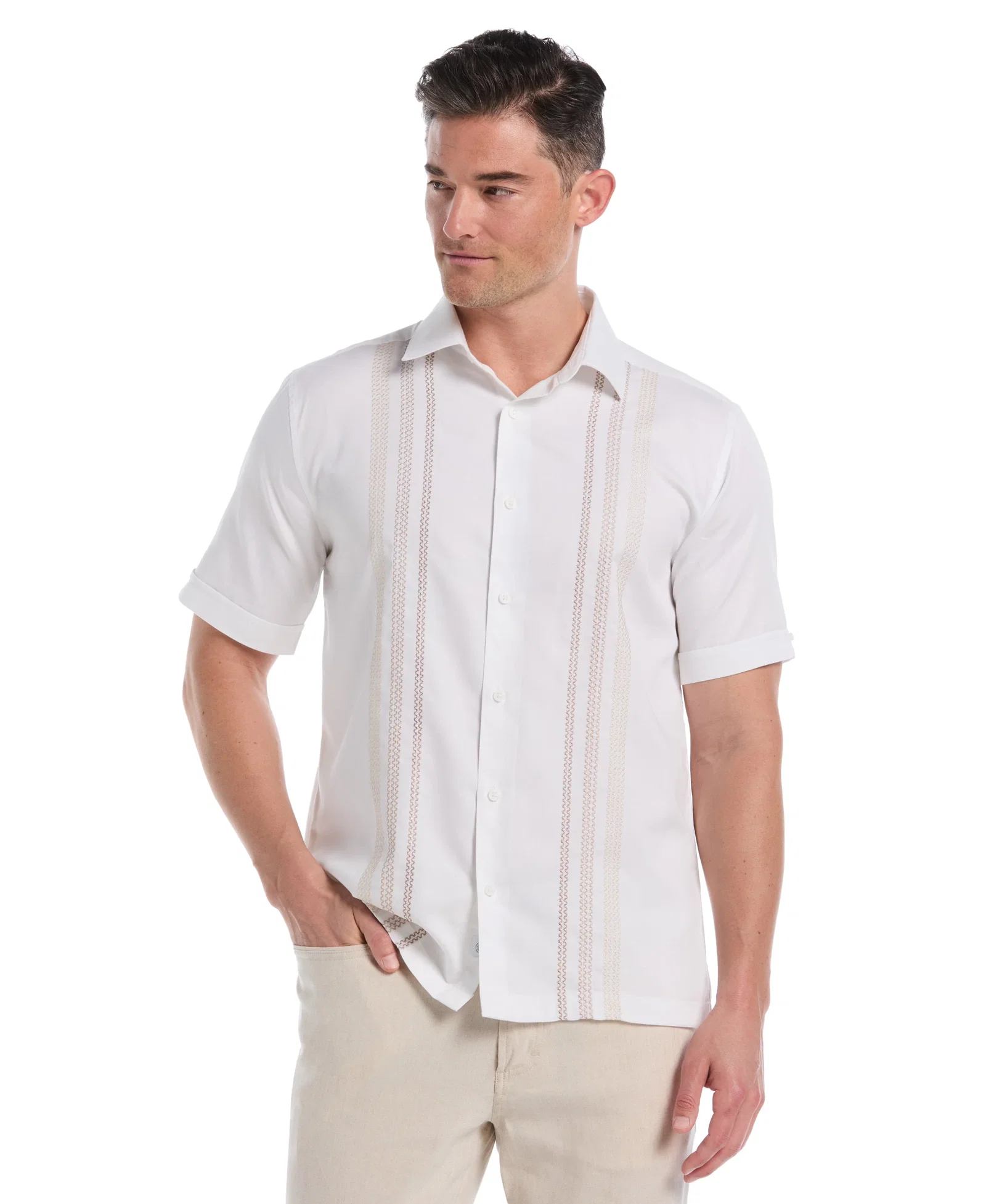 Image of Ombre Embroidery Panel Shirt