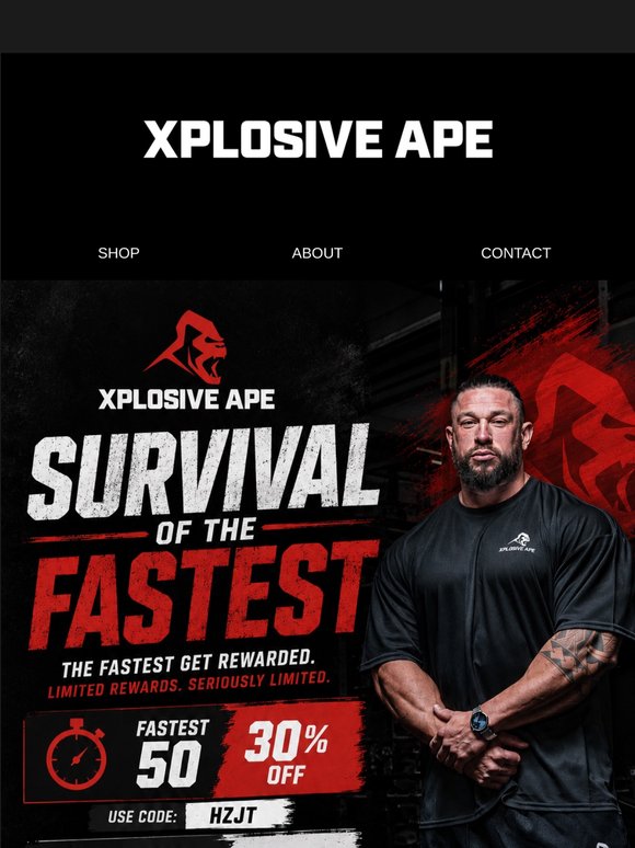 30% OFF For The Fastest. No Second Chances.