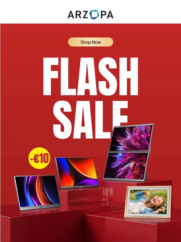 🔥⚡24h Flash Sale: Your extra €10 savings inside