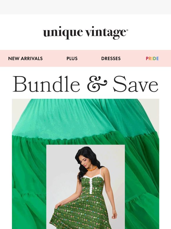 A little volume changes everything: 1950's Swing Dresses.