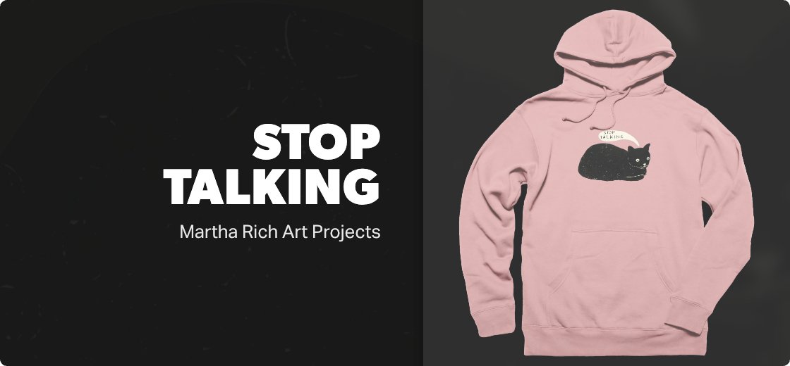 Stop Talking — IND4000 / Pullover Hoodie / dusty pink