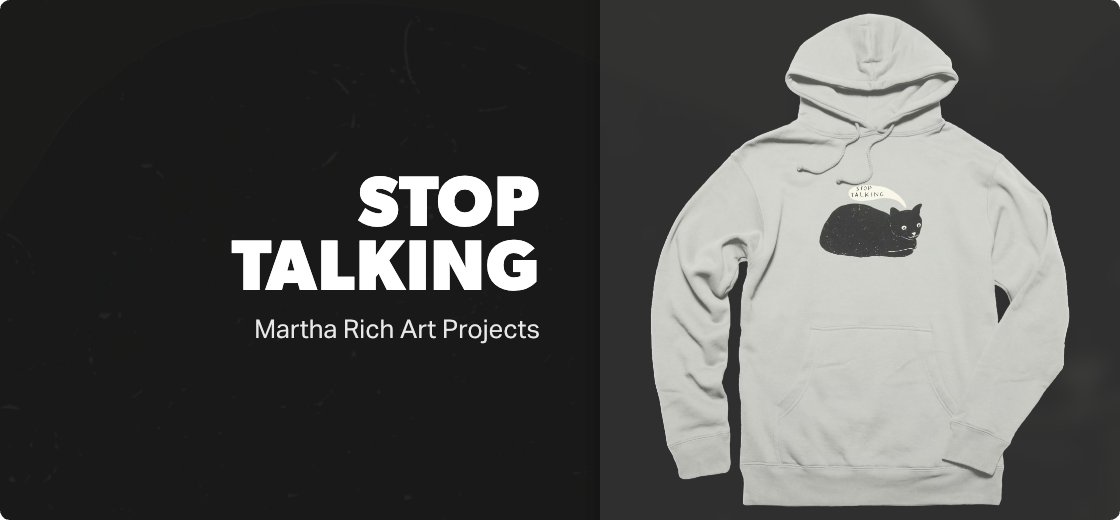 Stop Talking — IND4000 / Pullover Hoodie / smoke