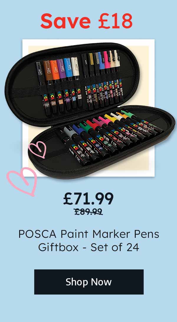 POSCA Paint Marker Pens Giftbox - Set of 24