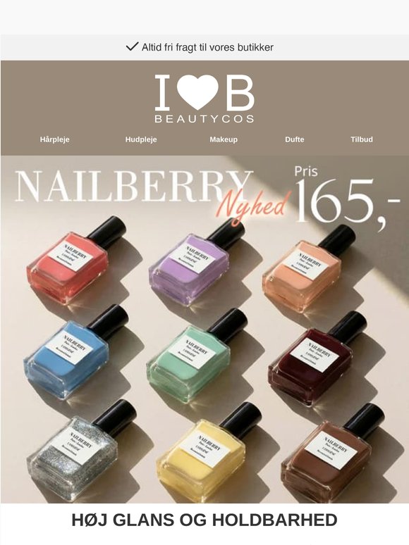 Nyhed 🍇 Nailberry 🍒 en sund manicure 🍓