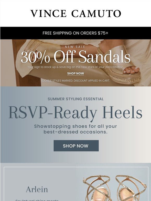 30% OFF Heels Worth the RSVP 🥂