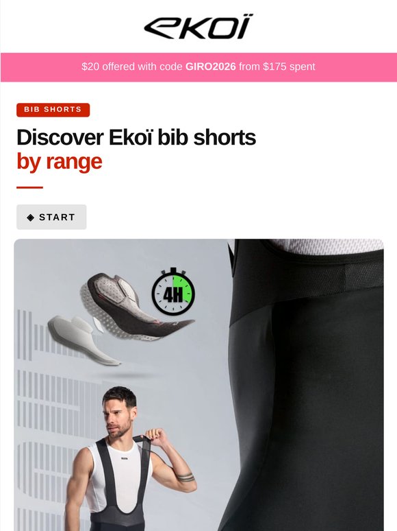Which Ekoï bib shorts are made for you?
