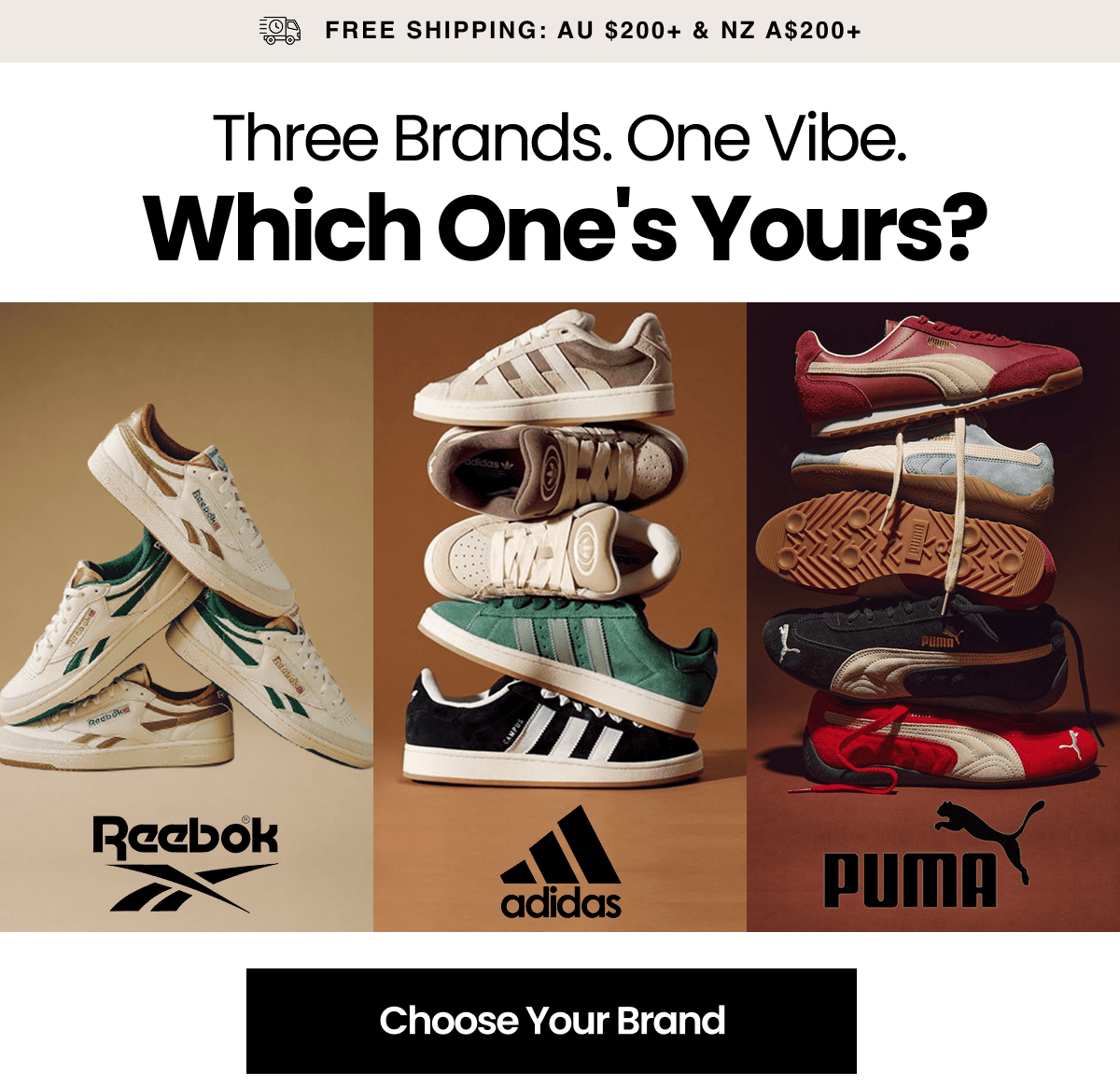Three Brands. One Vibe. Which One's Yours?