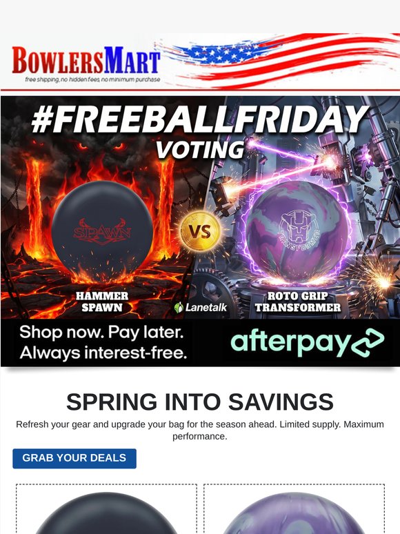 Hammer Spawn Is Here + Vote Now for #FreeBallFriday!