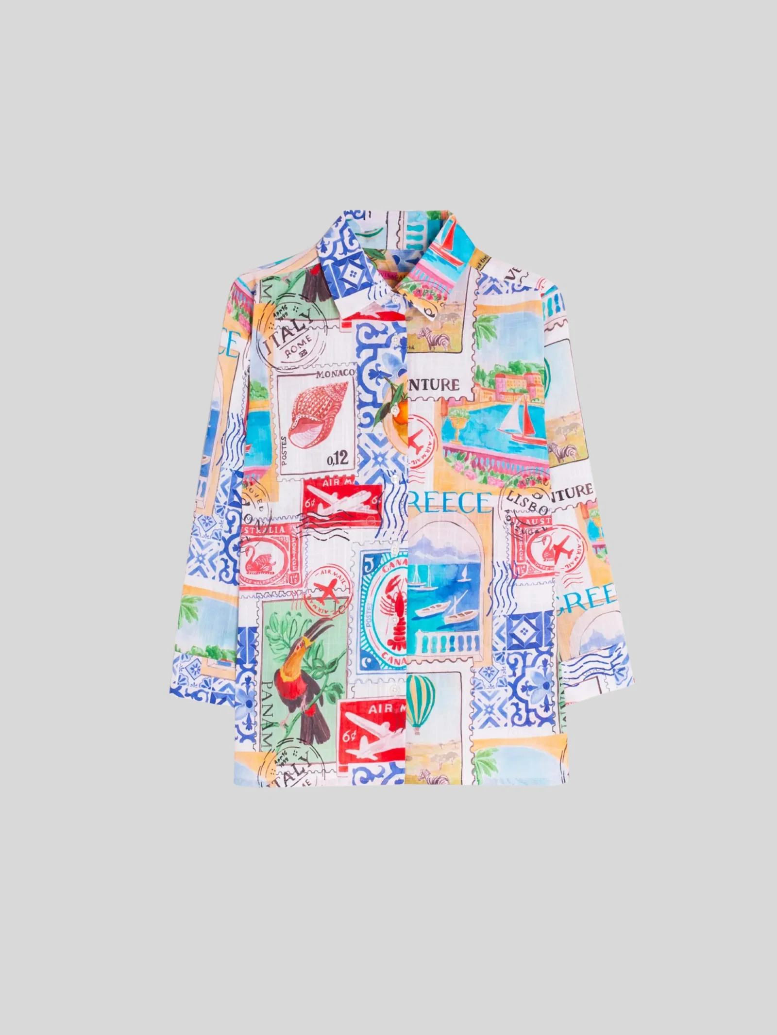 Image of Sara Blouse in Multi Print