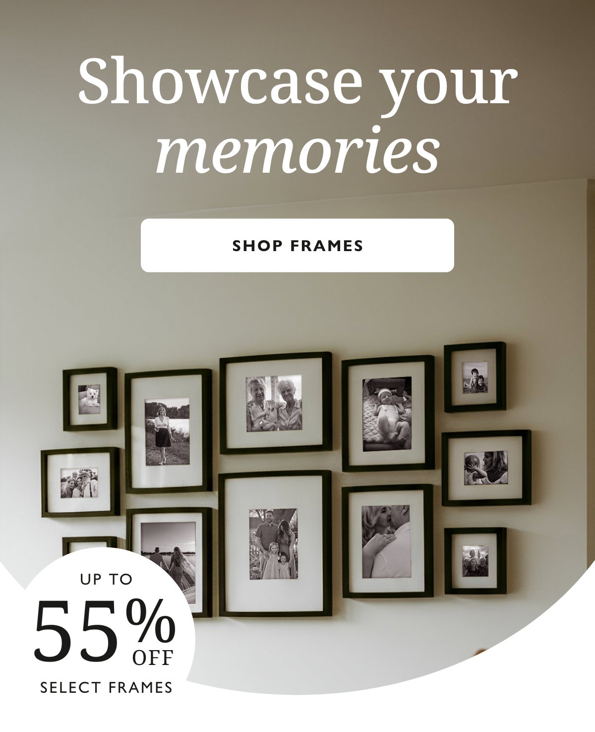 Showcase your memories from only £2.99 AND with up to 55% off!