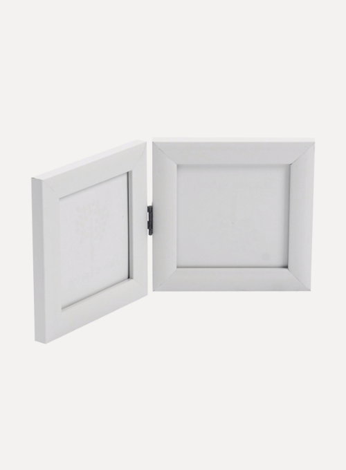 4" x 4" Freestanding Double Photo Frame