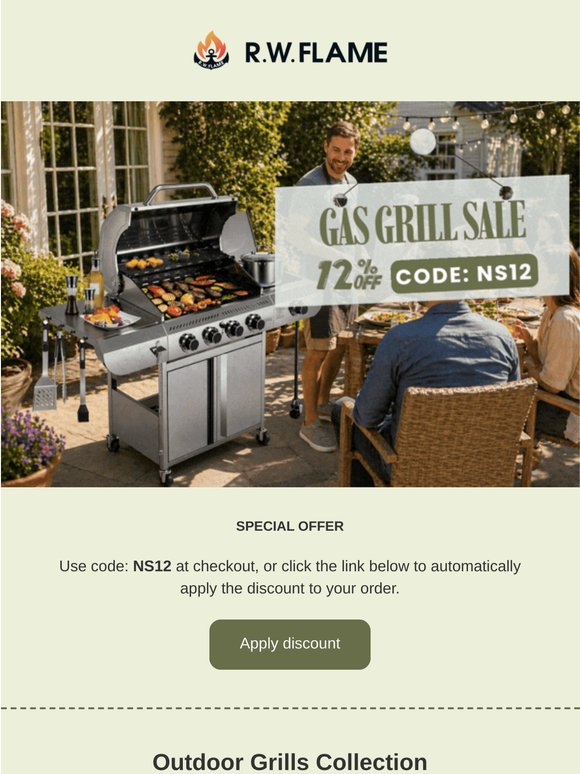 Your Backyard is Calling 🔥 Save 12% on BBQ Season Picks