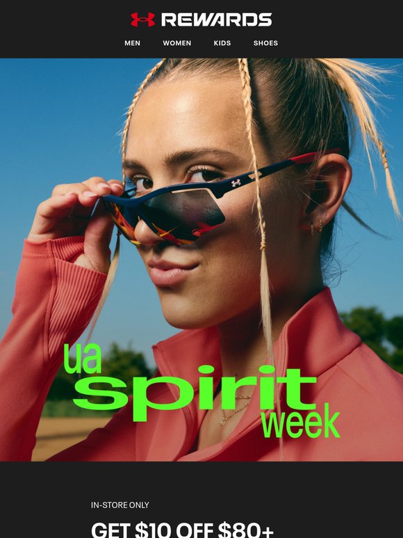 It’s Spirit Week: $10 off $80+ AND 2x points