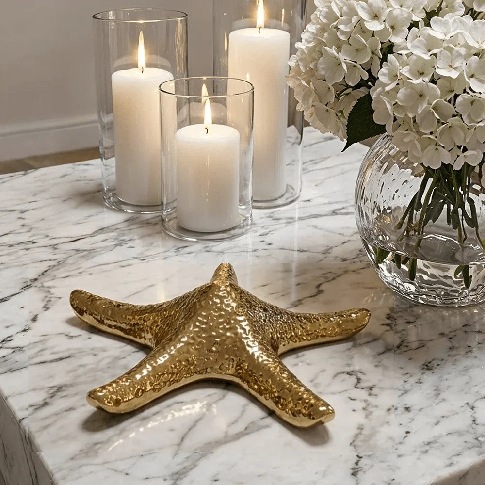 Asteria Gold Starfish Decorative Ornament
