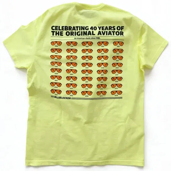 BluBlocker 40th Anniversary Tee Shirt