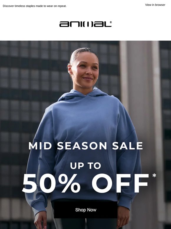 Mid-Season Sale | Up To 50% Off 😍