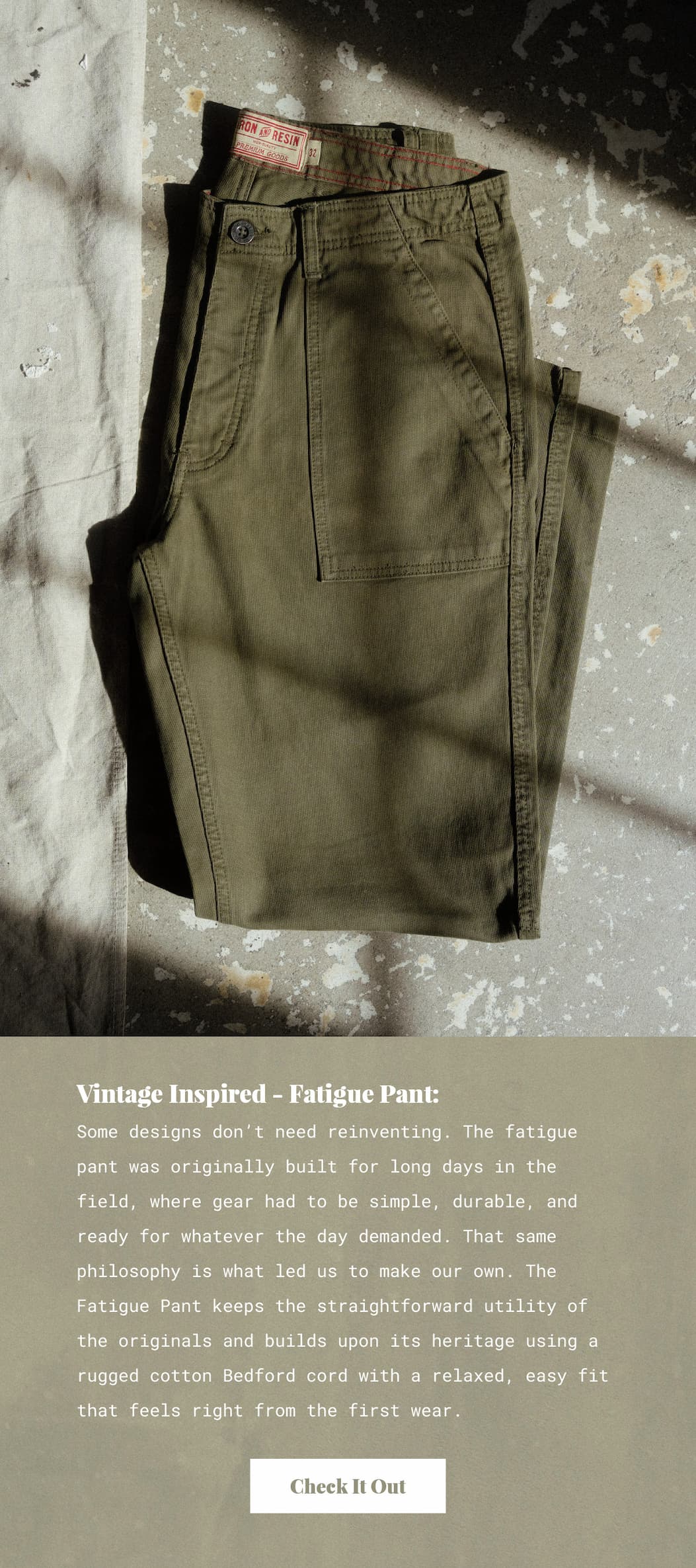 Fatigue Pant