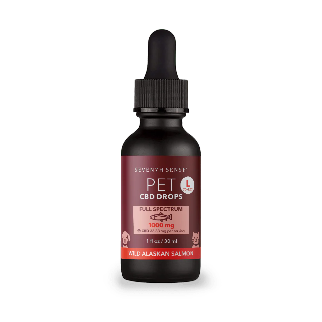 Image of Full Spectrum Large Pet Drops 1000mg Alaskan Salmon