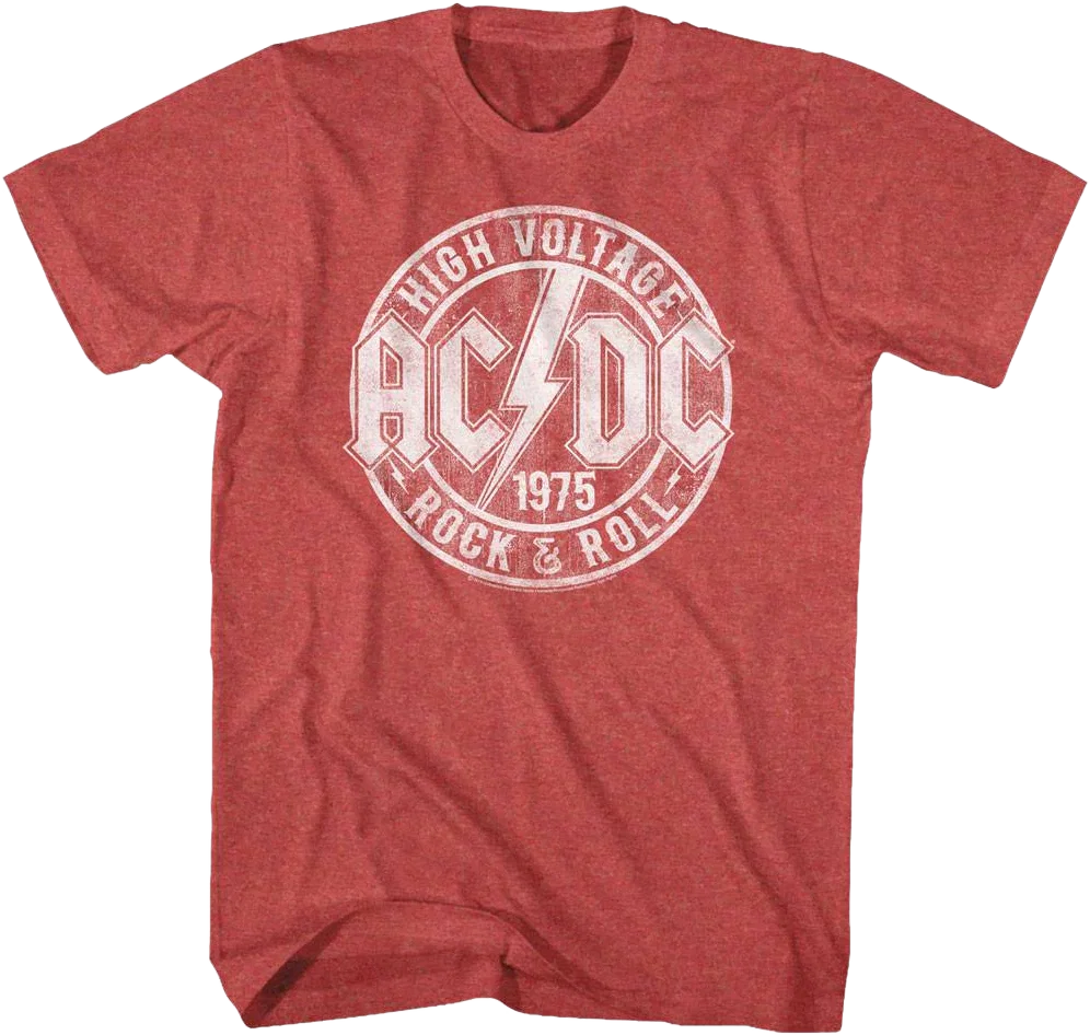 High Voltage Rock and Roll ACDC T-Shirt