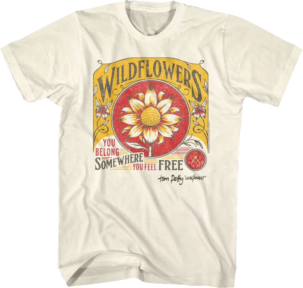 Wildflowers Tom Petty T-Shirt