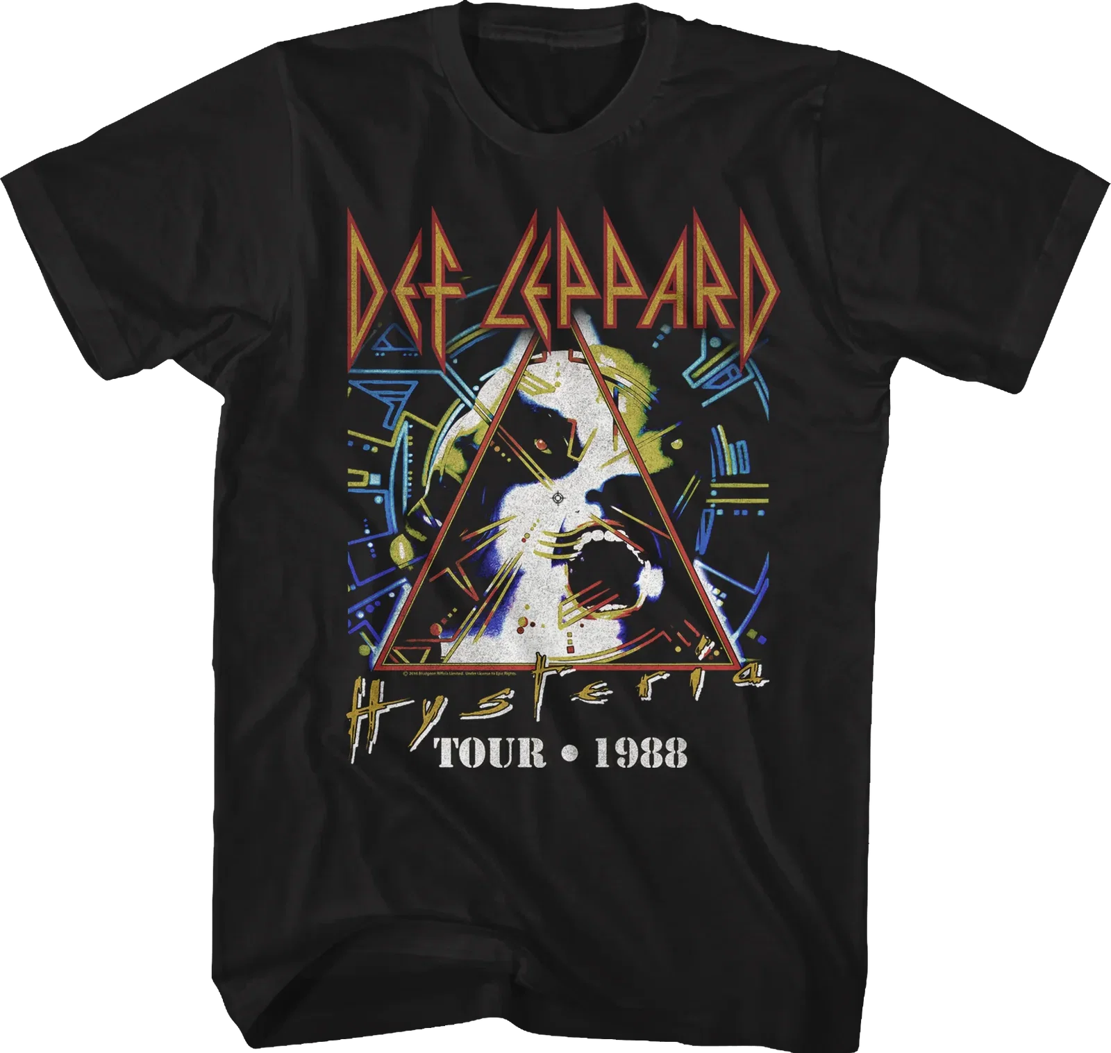 Black Hysteria Tour Def Leppard T-Shirt