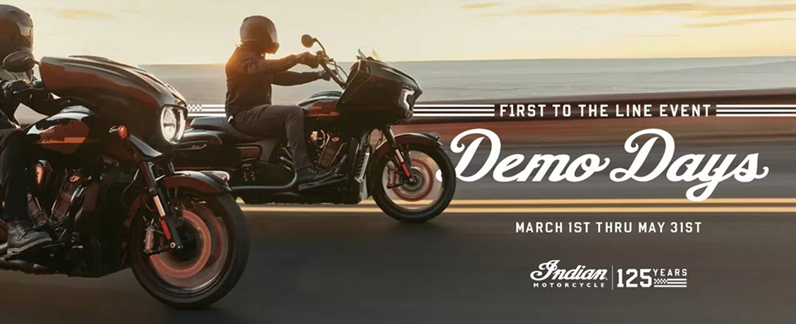 First to the line Demo Days from March 1st thru May 31st
