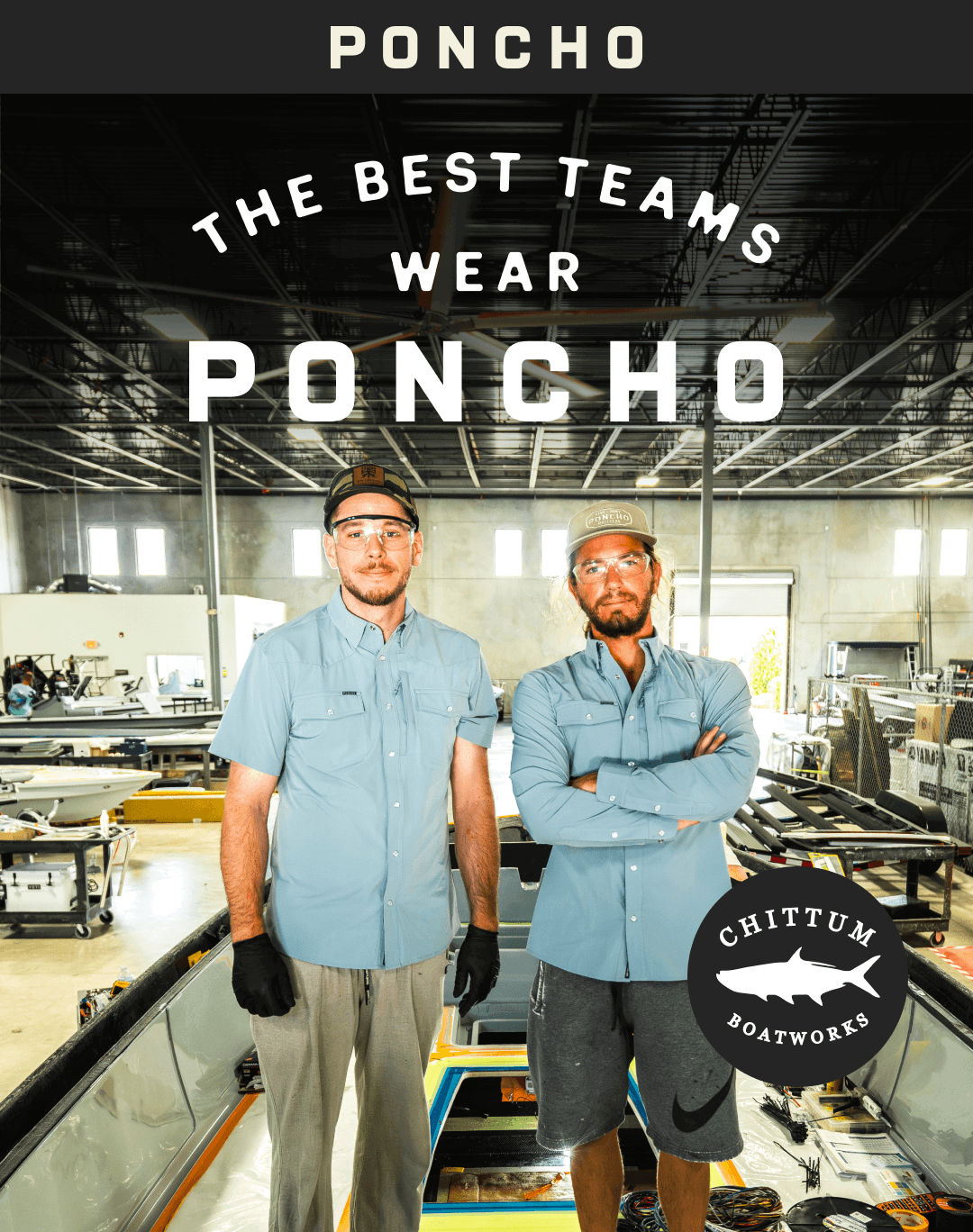 Best Teams Wear Poncho