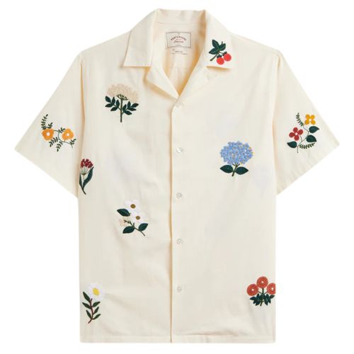 Portuguese Flannel Embroidery Flowers Shirt - Multi
