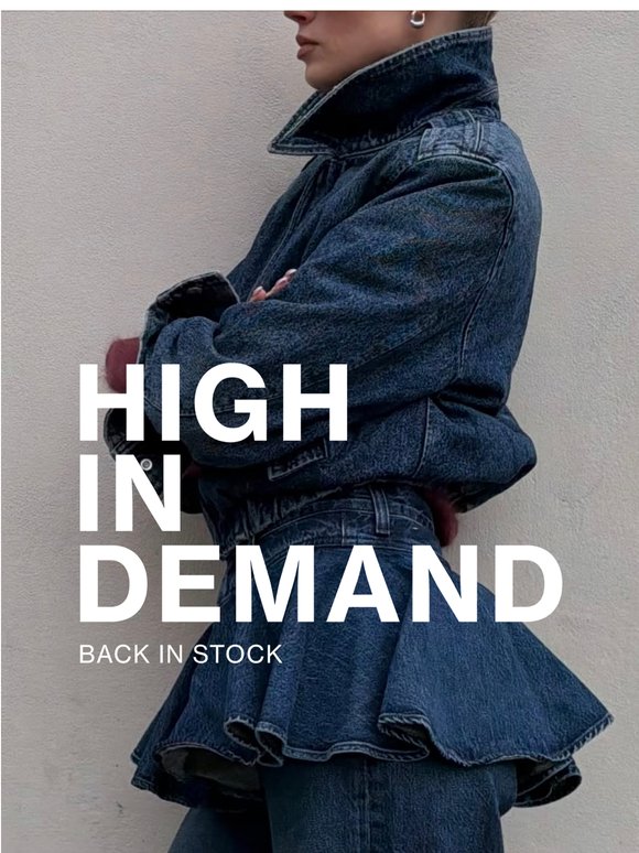 High in Demand: Back in Stock