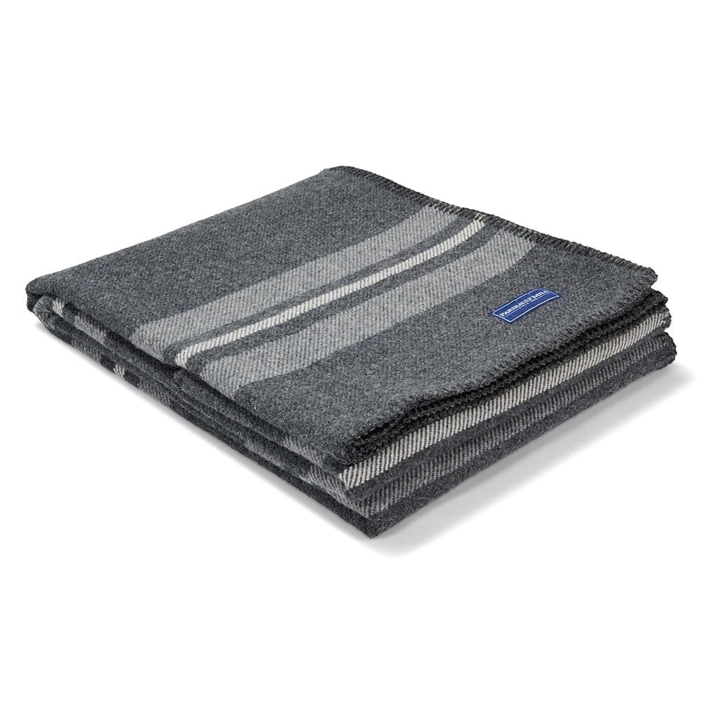Image of Cabin Wool Throw - Charcoal